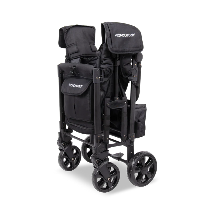 wonderfold w2 elite pro stroller wagon for infants stroller wagon for toddlers easy to fold cooler attached 