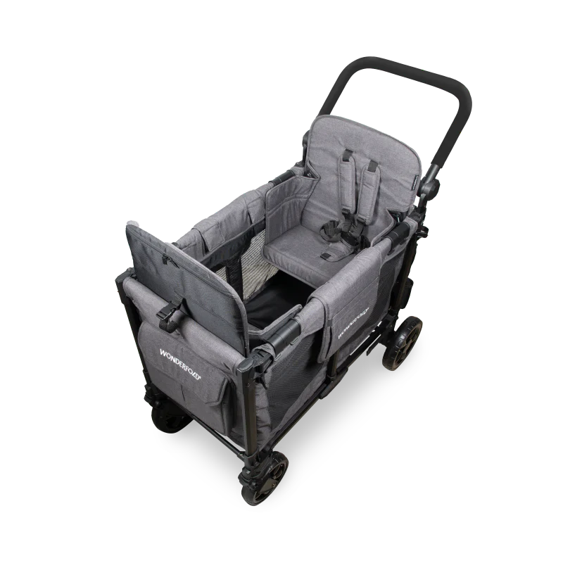 wonderfold W2 elite pro stroller wagon two seats family travel vacation wagon cooler 