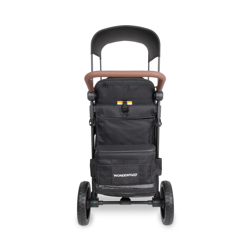 wonderfold W2 luxe pro stroller wagon travel system vacation stroller in black shade for baby 