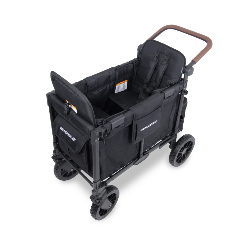 wonderfold W2 luxe stroller wagon for infants and children roomy handle push 