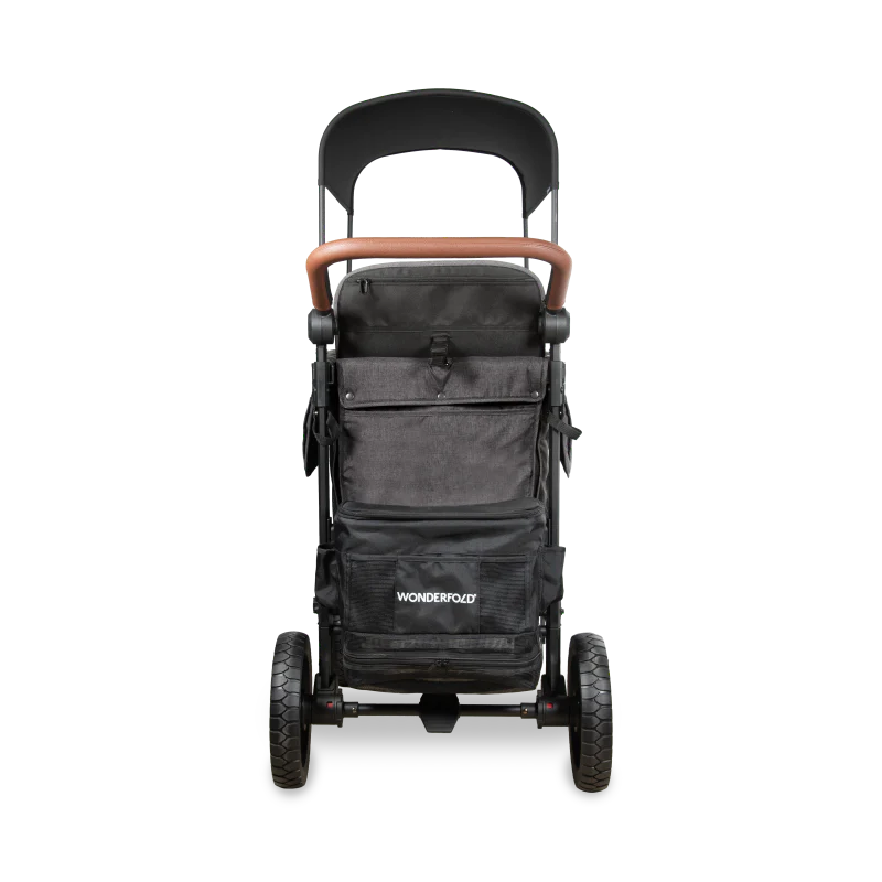 wonderfold W2 luxe pro in charcoal grey gray stroller wagon for babies stroller for toddlers stroller travel system vacation wagon stroller with storage and cooler