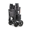 Wonderfold W2 luxe pro in charcoal grey gray stroller wagon for babies aluminum frame easy to fold