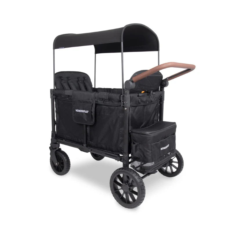 wonderfold w4 luxe pro stroller wagon for toddlers four seats family wagon with storage