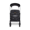 wonderfold w4 luxe pro stroller wagon in jet black shade four seats for toddlers and children