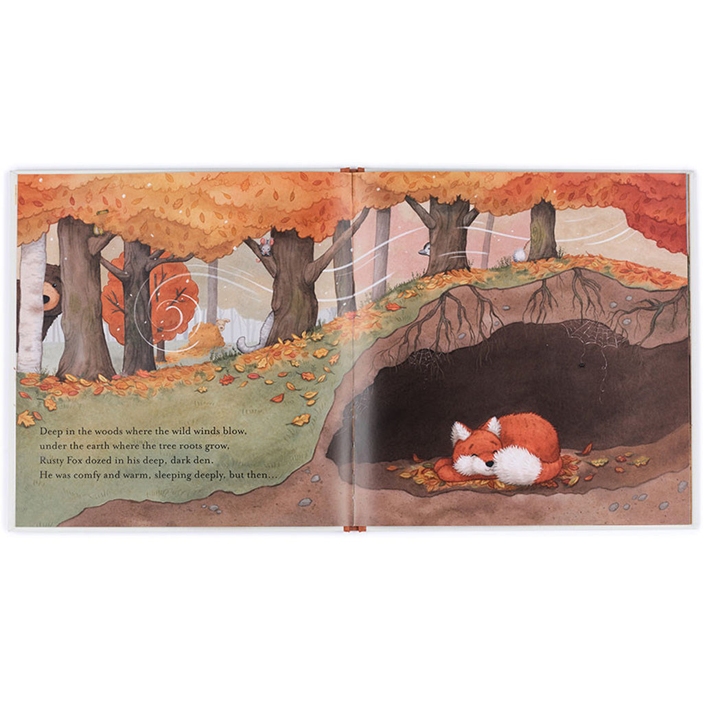 Cute kids book fox Jelly cat