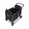 wonder fold w4 elite pro stroller wagon for toddlers stroller wagon for babies jet black all-terrain wheels 