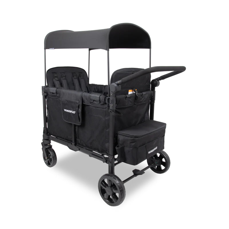 wonderfold w4 elite pro stroller wagon four seats stroller wagon for toddlers cooler all-terrain wheels