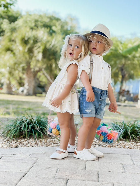 Little love bug baby shoes white olivia