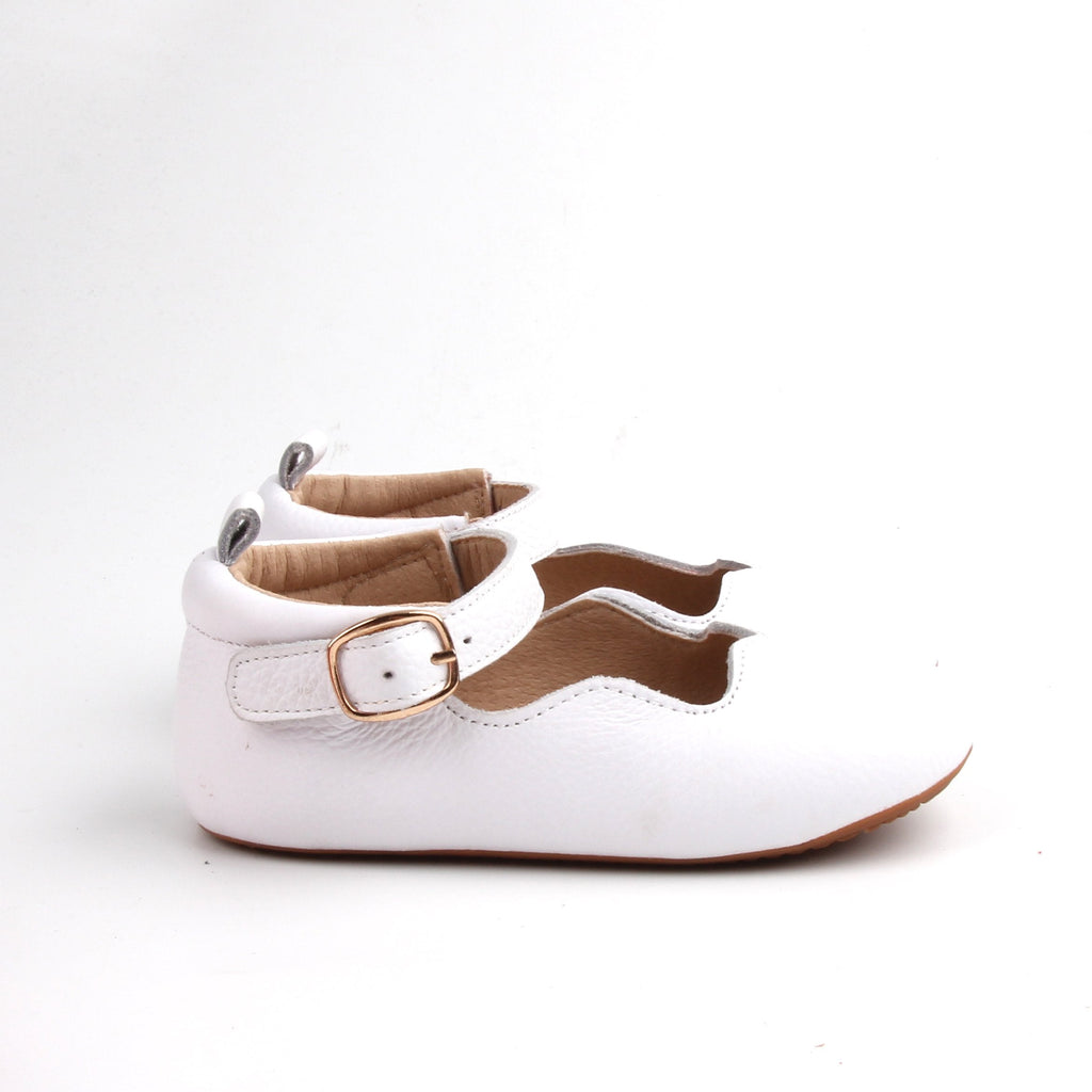 Little Love Bug White Olivia walking shoes baby