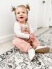 White Quinn slip-on casual shoes by Little Love Bug co.