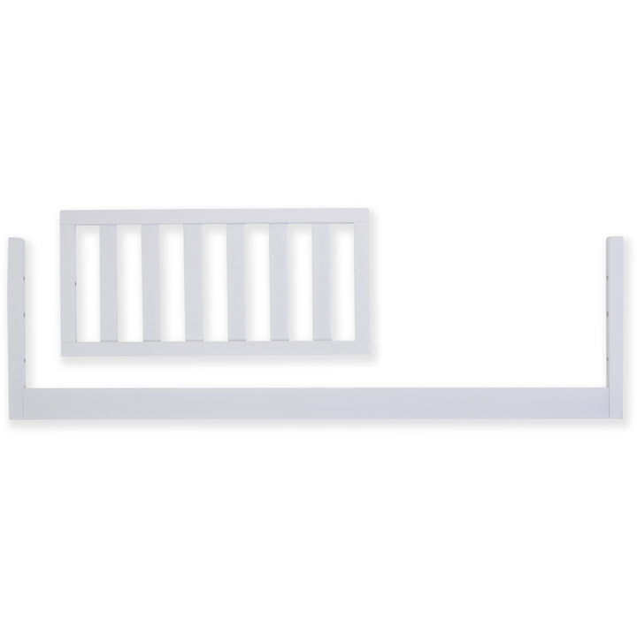 dadada wooden crib toddler rail in White