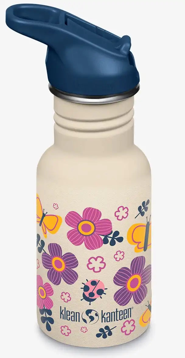 12oz Narrow Kid Flip Seal Sports Water Bottle