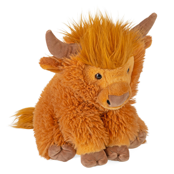 Wild Republic Cuddlekins Highland Cow 12 inch stuffed animal, realistic farm plush