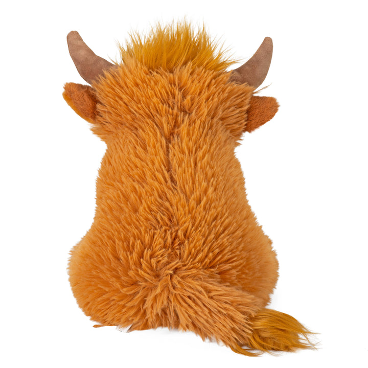 12 inch Highland cow stuffed animal, Wild Republic Cuddlekins farm animal toy