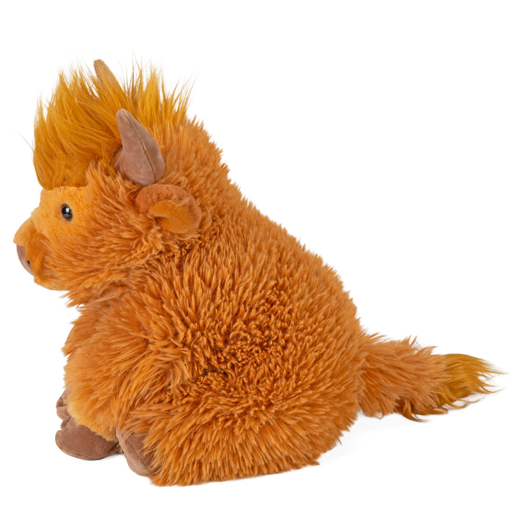 Highland cow plush with recycled fill, Wild Republic Cuddlekins stuffed animal