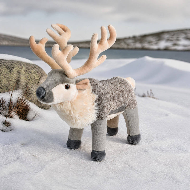 Cuddlekins Reindeer by Wild Republic, huggable Christmas stuffed reindeer for all ages