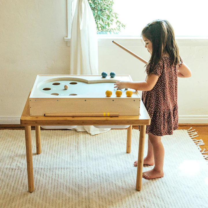 kids wonder and wise wooden billards table 
