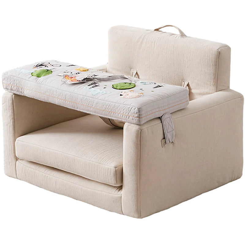 wonder and wise rolling along square chair in natural 