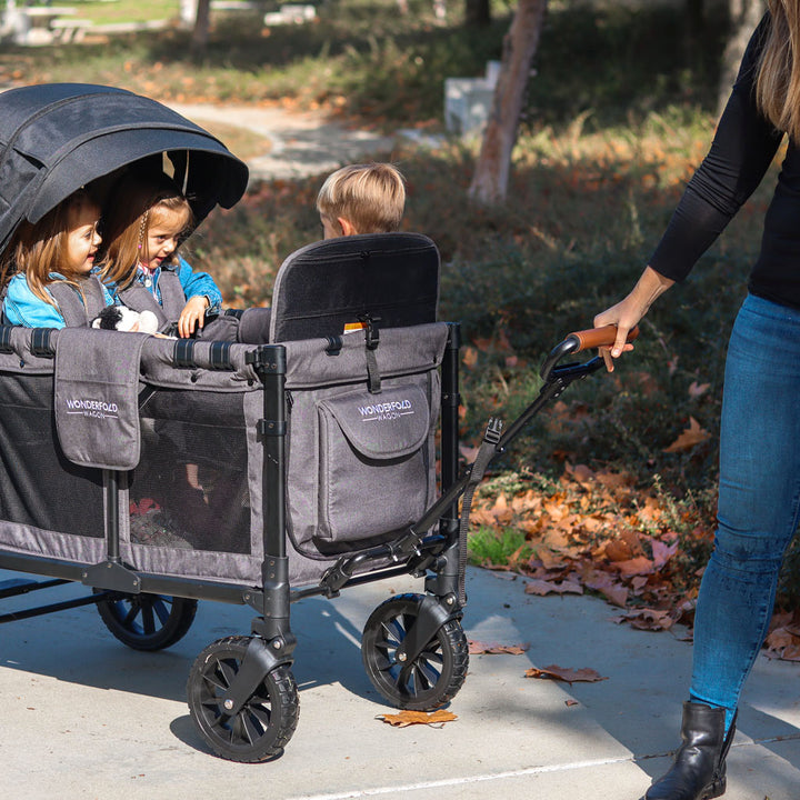 all wagon optional pull handle for wonderfold stroller wagons
