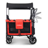 wonderfold poppy red wagon for 4 children