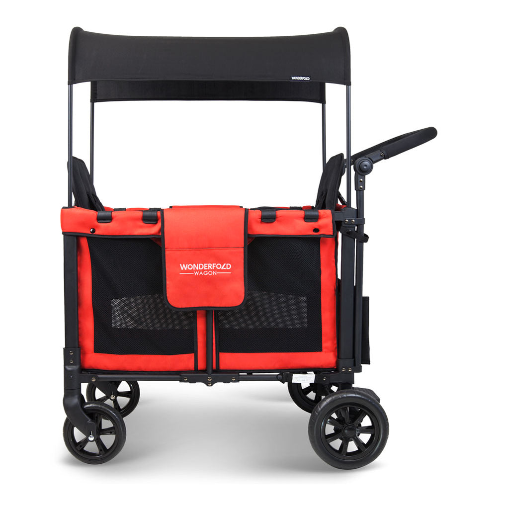 wonderfold w4 push wagon for children poppy red