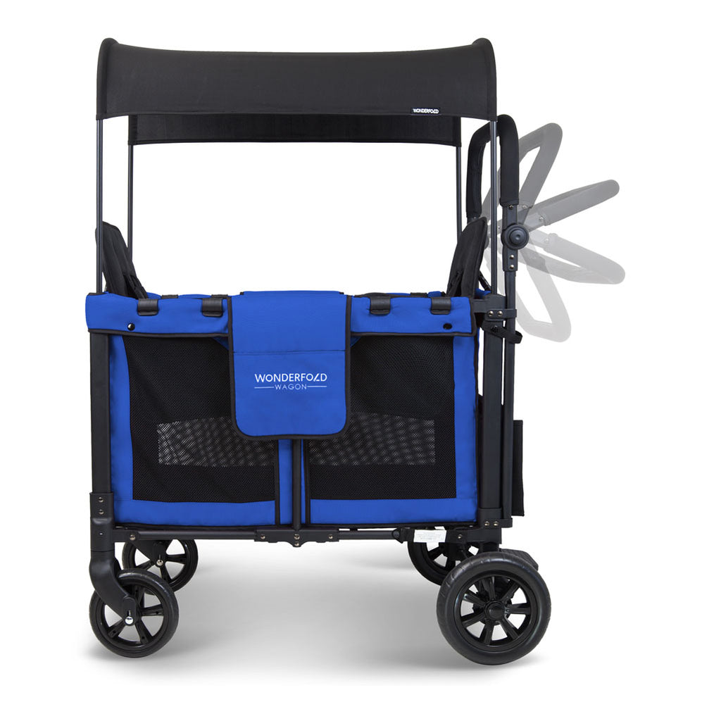 wonderfold kids wagon  with push bar w4