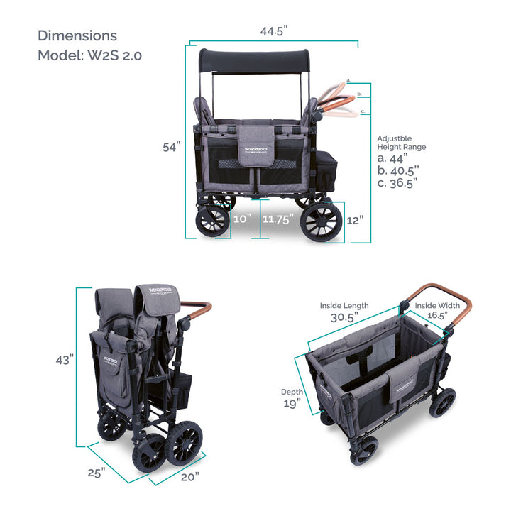 best stroller wagon gray wonderfold wagon dimensions