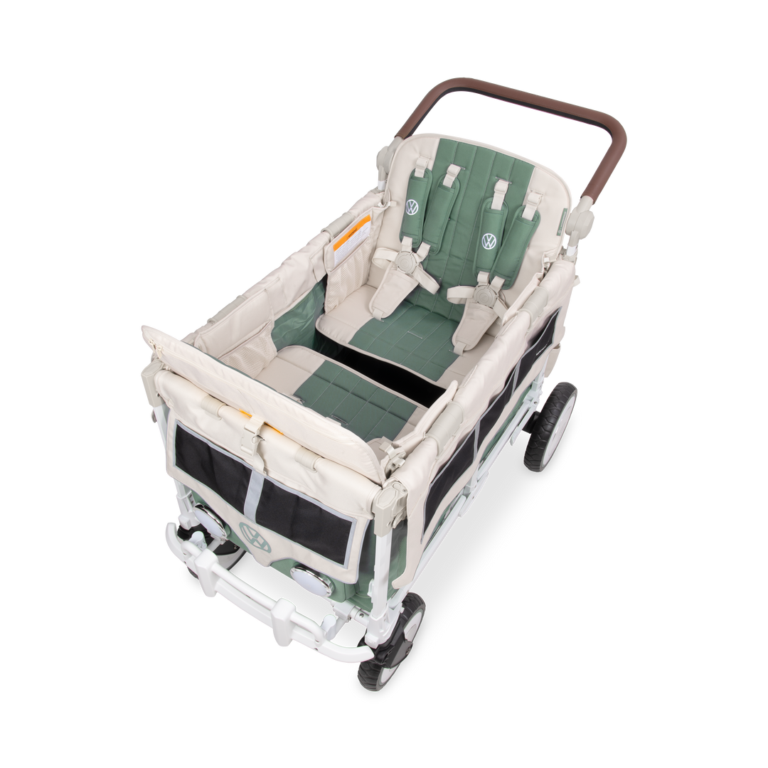 Sage Green VW4 Pro by WonderFold, officially licensed Volkswagen 4-seater stroller wagon