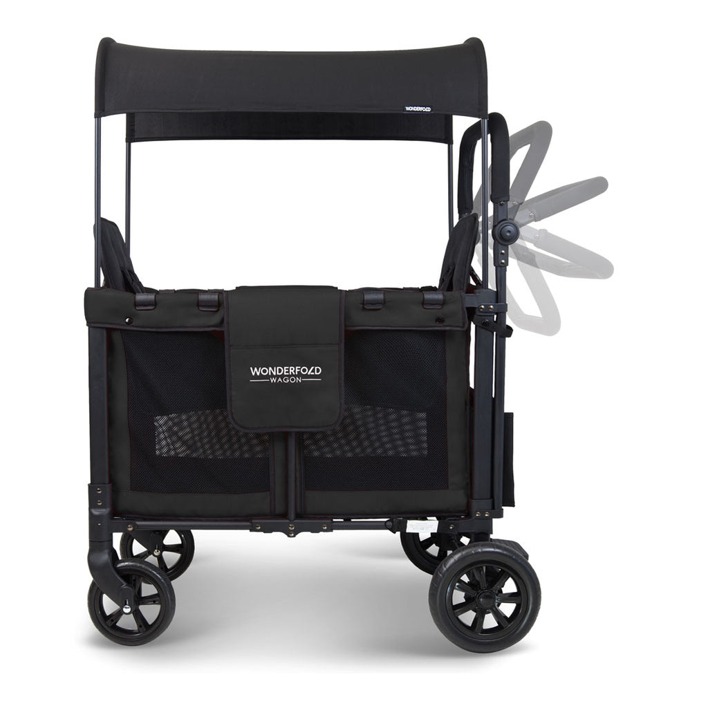 wonderfold w2 wagon for kids in black