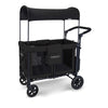 black w2 wagon for pushing children made by wonderfold