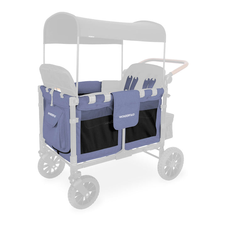 WonderfoldÕs W4 Carriage Fabric in Storm Blue is built to enhance your best wagon stroller setup.