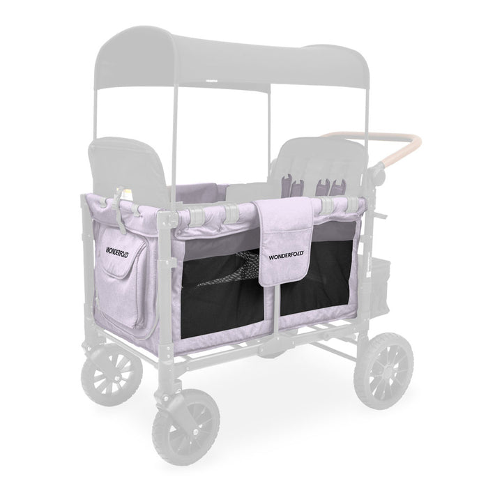 Add calm hues to your ride with the Wonderfold W4 Carriage Fabric in Dusty Lavender for baby wagon stroller use.