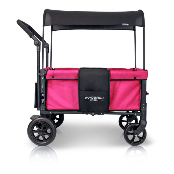 wonderfold w1 fushia pink push wagon