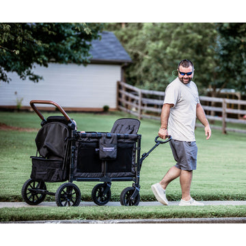 wagon stroller handle Wonderfold All Wagon Optional Pull Handle – Hazel & Fawn