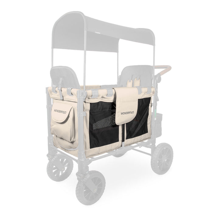 Make every stroll smoother with the Wonderfold Carriage Fabric in Sandy Beige for W2 Elite Luxe stroller wagons.