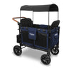 navy blue luxe w4 stroller wagon by wonderfold