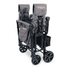 gray stroller wagon from wonderfold with four seats
