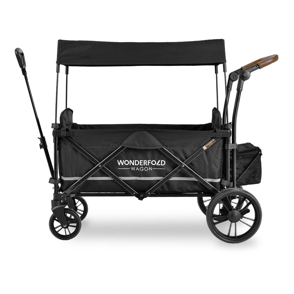 wonderfold wagon for kids in black