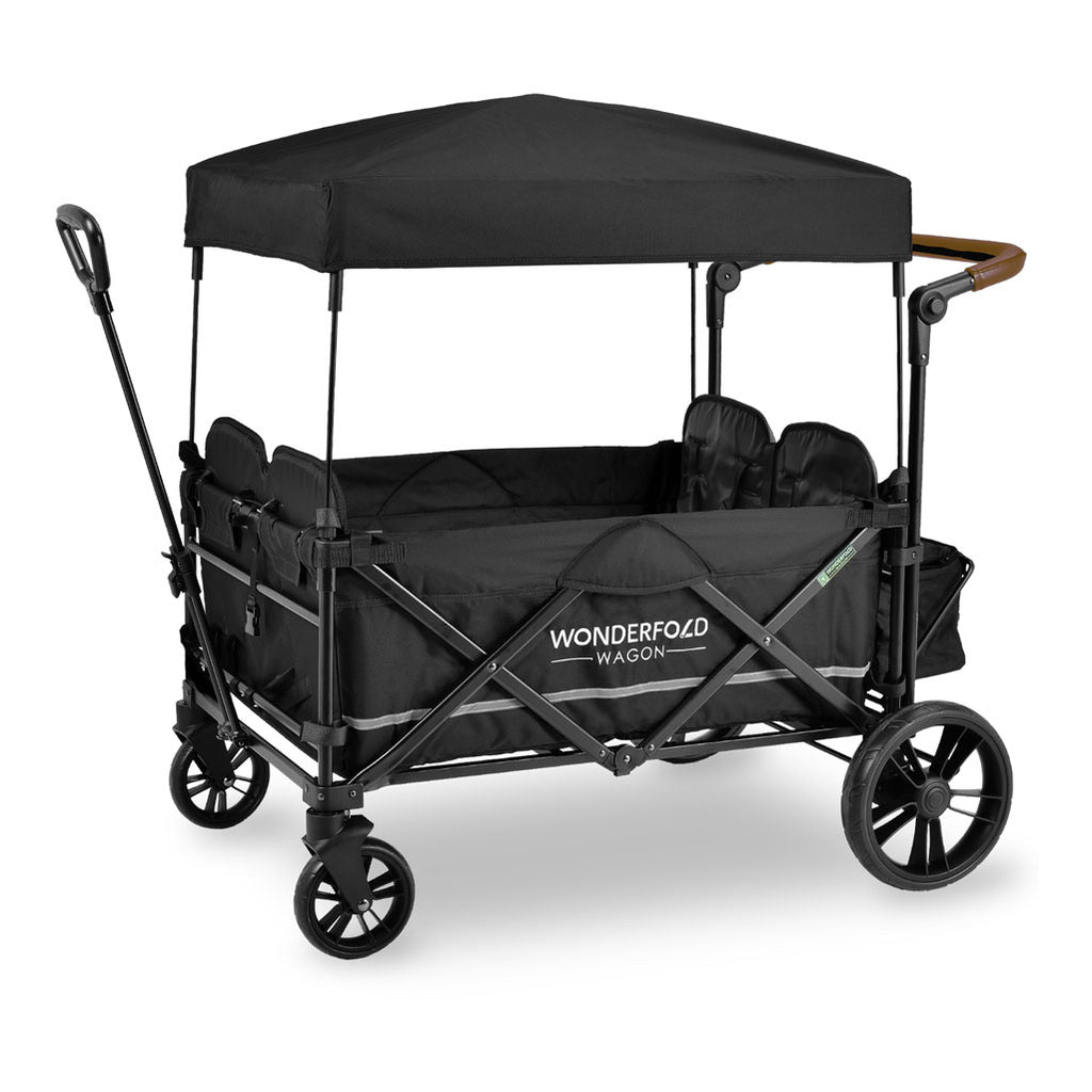 wonderfold wagon x4 black kids wagon 