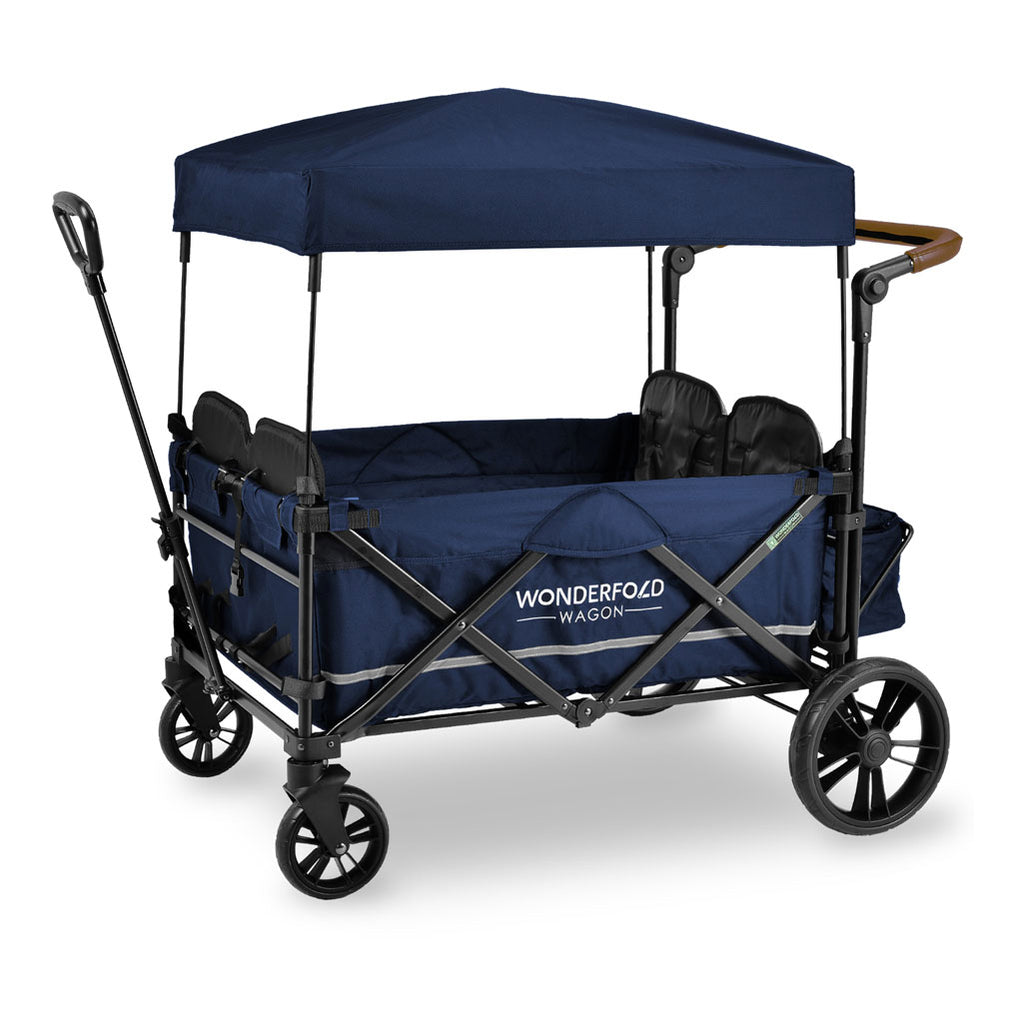 wonderfold sapphire navy push wagon