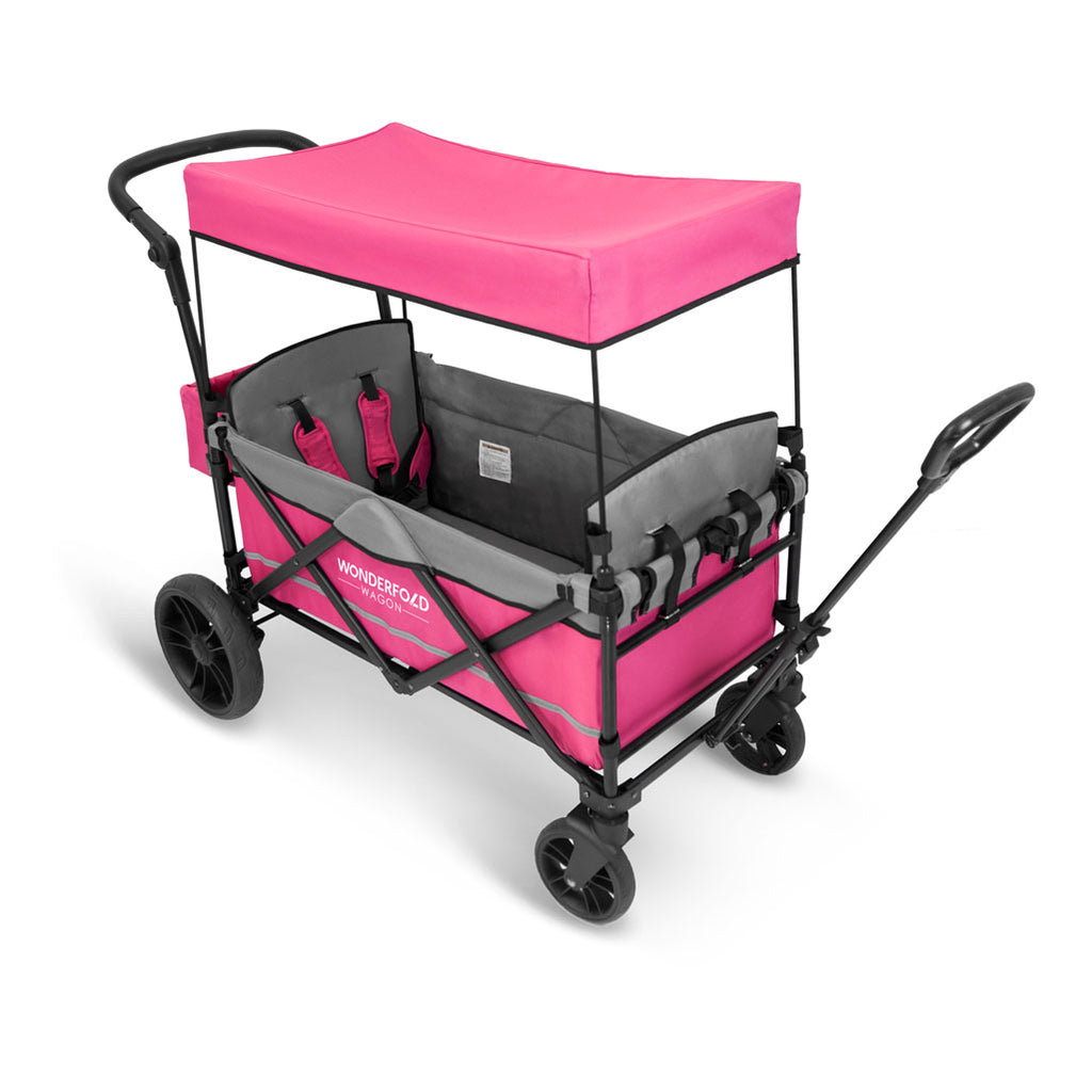 wonderfold x2 fuchsia pink stroller wagon