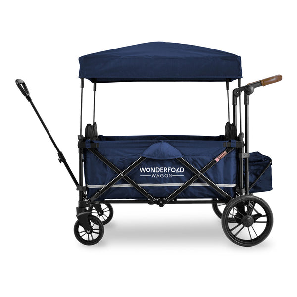 wonderfold x4 stroller wagon in navy blue