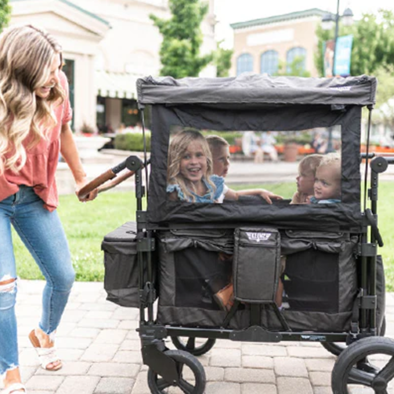 Keenz XC+ Stroller Wagon for 4 in black