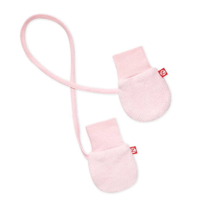 Zutano baby mit with string in white