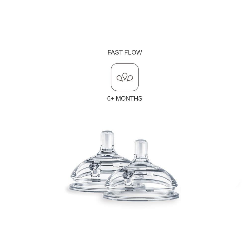comotomo nipples fast flow  for baby bottle
