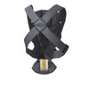 rear straps of Baby Bjorn baby carrier mini in anthracite 3d mesh