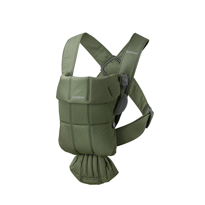 babybjorn dark green baby mini carrier baby wearing