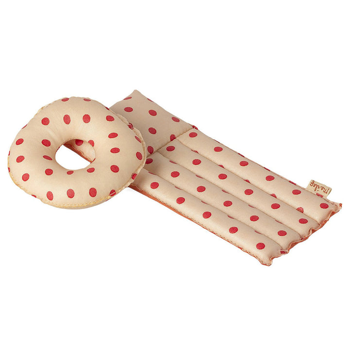 Maileg mouse Red dot circle floatie with air mattress