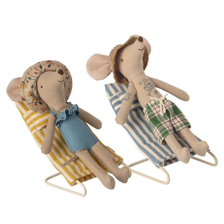 Maileg Mice Beach Chair Set