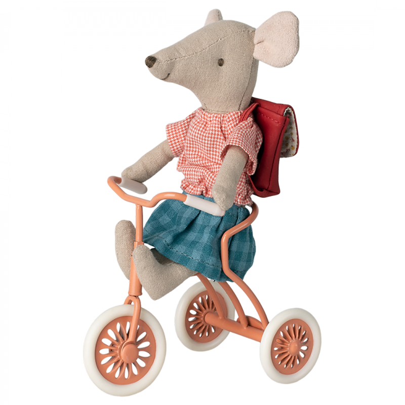 maileg mouse coral trike
